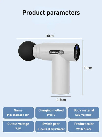 USB Mini Massage Gun Fascia Machine