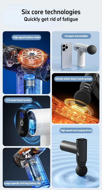 USB Mini Massage Gun Fascia Machine